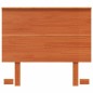 vidaXL Cabecero de cama madera maciza de pino marrón cera 90 cm vidaXL Cabecero de cama madera maciza de pino marrón cera 90 cm