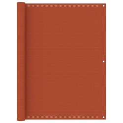 vidaXL Toldo pantalla de balcón HDPE naranja 120x300 cm