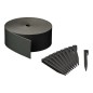 Nature Set de borde para jardín con picas negro 7,5 cm x 10 m Nature Set de borde para jardín con picas negro 7,5 cm x 10 m