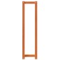 vidaXL Toallero de madera de pino maciza marrón encerado 23x18x90 cm vidaXL Toallero de madera de pino maciza marrón encerado 23x18x90 cm