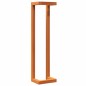 vidaXL Toallero de madera de pino maciza marrón encerado 23x18x90 cm vidaXL Toallero de madera de pino maciza marrón encerado 23x18x90 cm