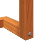 vidaXL Toallero de madera de pino maciza marrón encerado 23x18x90 cm vidaXL Toallero de madera de pino maciza marrón encerado 23x18x90 cm