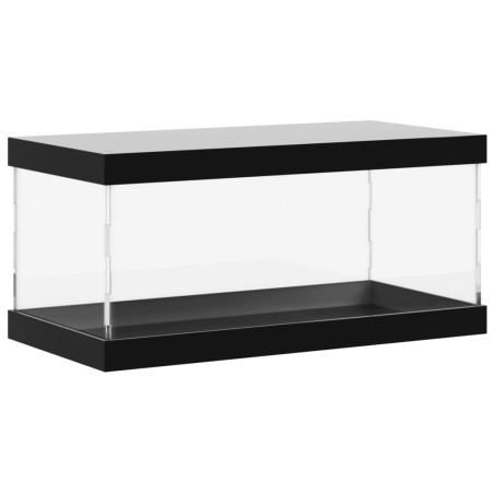 vidaXL Caja de exposición acrílico transparente 30x15x14 cm