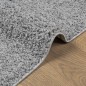 vidaXL Alfombra peluda de pelo largo moderna PAMPLONA gris 140x200 cm vidaXL Alfombra peluda de pelo largo moderna PAMPLONA gris 140x200 cm