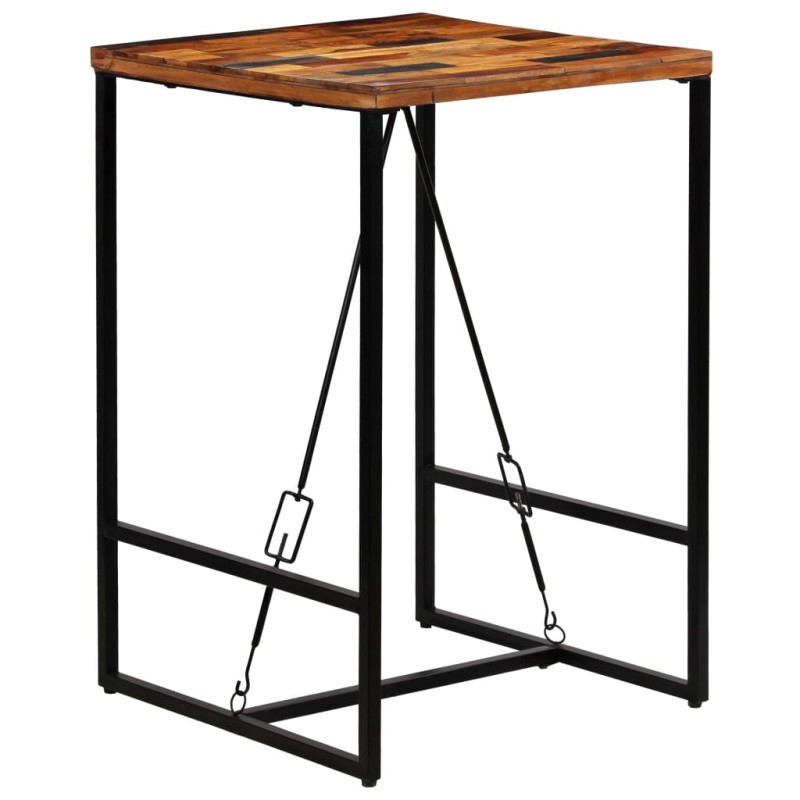 vidaXL Mesa de bar madera maciza reciclada 70x70x106 cm vidaXL Mesa de bar madera maciza reciclada 70x70x106 cm