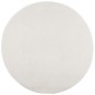 vidaXL Alfombra de pelo corto look escandinavo IZA crema Ø 200 cm vidaXL Alfombra de pelo corto look escandinavo IZA crema Ø 200 cm