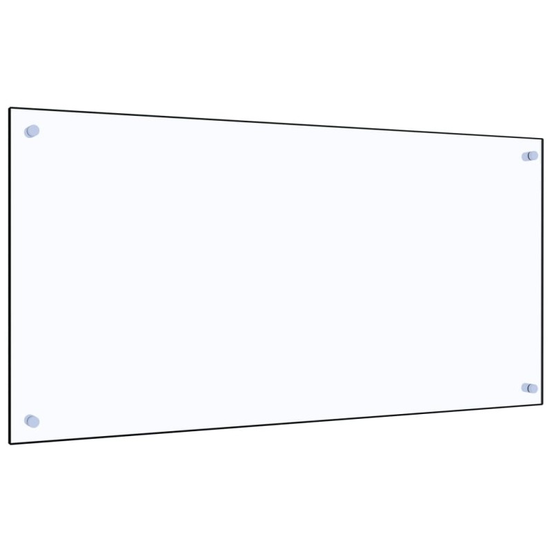 vidaXL Protector contra salpicaduras cocina vidrio templado 100x50 cm vidaXL Protector contra salpicaduras cocina vidrio templado 100x50 cm