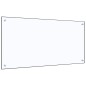 vidaXL Protector contra salpicaduras cocina vidrio templado 100x50 cm vidaXL Protector contra salpicaduras cocina vidrio templado 100x50 cm