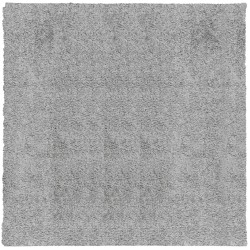 vidaXL Alfombra peluda de pelo largo moderna PAMPLONA gris 120x120 cm