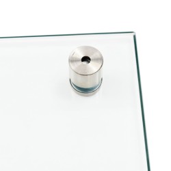 vidaXL Protector contra salpicaduras cocina vidrio templado 100x50 cm
