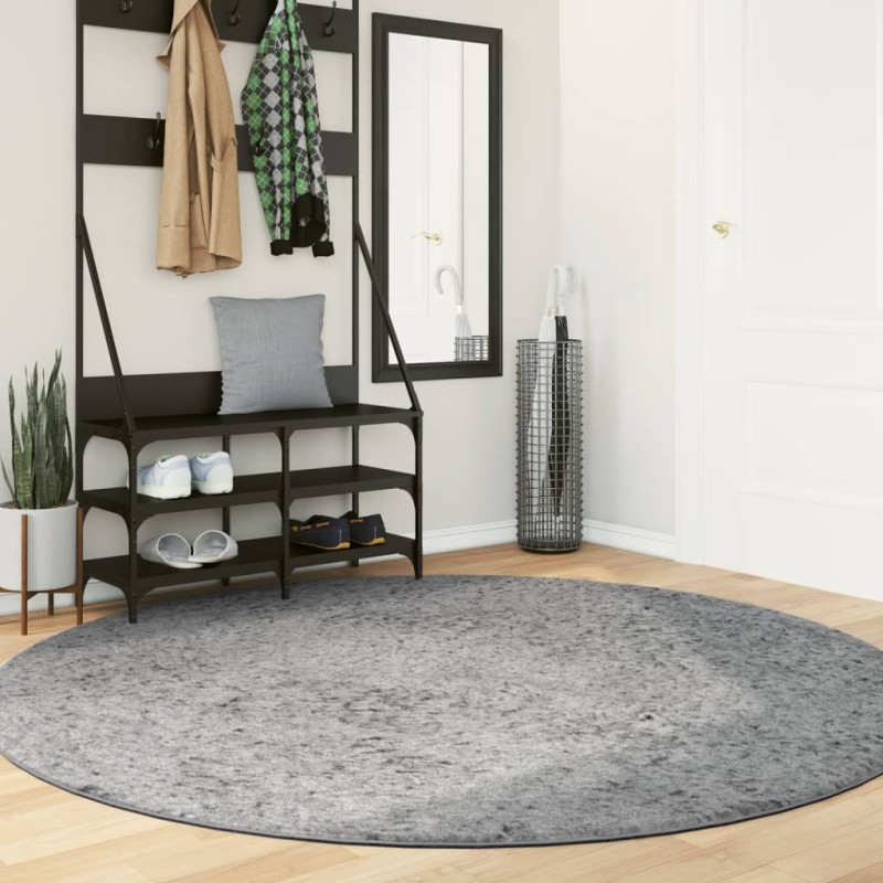 vidaXL Alfombra peluda de pelo largo moderna PAMPLONA beige Ø 200 cm vidaXL Alfombra peluda de pelo largo moderna PAMPLONA beige Ø 200 cm