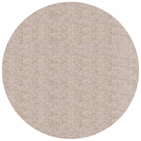 vidaXL Alfombra peluda de pelo largo moderna PAMPLONA beige Ø 100 cm