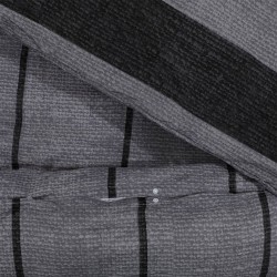vidaXL Juego de funda nórdica algodón gris oscuro 240x220 cm