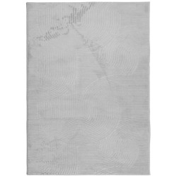 vidaXL Alfombra de pelo corto look escandinavo IZA gris 240x340 cm