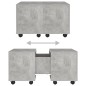 vidaXL Mesa de centro madera contrachapada gris hormigón 60x60x38 cm vidaXL Mesa de centro madera contrachapada gris hormigón 60x60x38 cm
