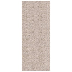 vidaXL Alfombra peluda de pelo largo moderna PAMPLONA beige 80x200 cm