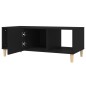 vidaXL Mesa de centro madera contrachapada negro 102x50x40 cm vidaXL Mesa de centro madera contrachapada negro 102x50x40 cm