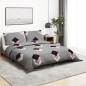 vidaXL Juego de funda nórdica algodón gris 140x200 cm vidaXL Juego de funda nórdica algodón gris 140x200 cm