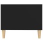 vidaXL Mesa de centro madera contrachapada negro 102x50x40 cm vidaXL Mesa de centro madera contrachapada negro 102x50x40 cm