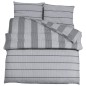 vidaXL Juego de funda nórdica algodón gris 200x200 cm vidaXL Juego de funda nórdica algodón gris 200x200 cm