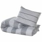 vidaXL Juego de funda nórdica algodón gris 200x200 cm vidaXL Juego de funda nórdica algodón gris 200x200 cm