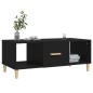 vidaXL Mesa de centro madera contrachapada negro 102x50x40 cm vidaXL Mesa de centro madera contrachapada negro 102x50x40 cm