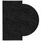 vidaXL Alfombra peluda de pelo largo moderna PAMPLONA negra 100x200 cm