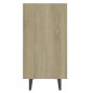vidaXL Aparador de madera contrachapada roble Sonoma 103,5x35x70 cm