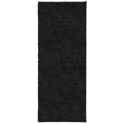 vidaXL Alfombra peluda de pelo largo moderna PAMPLONA negra 80x200 cm