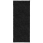 vidaXL Alfombra peluda de pelo largo moderna PAMPLONA negra 80x200 cm