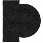 vidaXL Alfombra peluda de pelo largo moderna PAMPLONA negra 80x200 cm