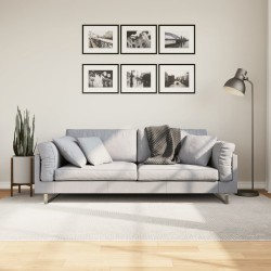 vidaXL Alfombra de pelo corto look escandinavo IZA crema 160x230 cm