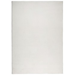 vidaXL Alfombra de pelo corto look escandinavo IZA crema 160x230 cm