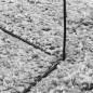 vidaXL Alfombra peluda de pelo largo moderna PAMPLONA gris 200x200 cm vidaXL Alfombra peluda de pelo largo moderna PAMPLONA gris 200x200 cm