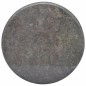 vidaXL Tablero para mesa mármol negro Ø60x2,5 cm