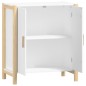 vidaXL Aparador de madera contrachapada blanco 62x38x70 cm vidaXL Aparador de madera contrachapada blanco 62x38x70 cm