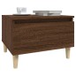 vidaXL Mesa auxiliar madera contrachapada roble marrón 50x46x35 cm vidaXL Mesa auxiliar madera contrachapada roble marrón 50x46x35 cm