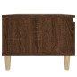 vidaXL Mesa auxiliar madera contrachapada roble marrón 50x46x35 cm vidaXL Mesa auxiliar madera contrachapada roble marrón 50x46x35 cm