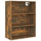 vidaXL Armario colgante de pared roble ahumado 69,5x32,5x90 cm vidaXL Armario colgante de pared roble ahumado 69,5x32,5x90 cm