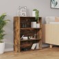 vidaXL Armario colgante de pared roble ahumado 69,5x32,5x90 cm vidaXL Armario colgante de pared roble ahumado 69,5x32,5x90 cm