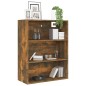 vidaXL Armario colgante de pared roble ahumado 69,5x32,5x90 cm vidaXL Armario colgante de pared roble ahumado 69,5x32,5x90 cm