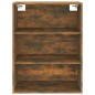 vidaXL Armario colgante de pared roble ahumado 69,5x32,5x90 cm vidaXL Armario colgante de pared roble ahumado 69,5x32,5x90 cm