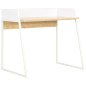 vidaXL Escritorio color roble y blanco 90x60x88 cm vidaXL Escritorio color roble y blanco 90x60x88 cm