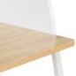 vidaXL Escritorio color roble y blanco 90x60x88 cm vidaXL Escritorio color roble y blanco 90x60x88 cm