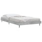 vidaXL Estructura de cama madera contrachapada gris hormigón 90x190 cm vidaXL Estructura de cama madera contrachapada gris hormigón 90x190 cm