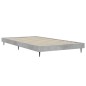 vidaXL Estructura de cama madera contrachapada gris hormigón 90x190 cm vidaXL Estructura de cama madera contrachapada gris hormigón 90x190 cm