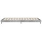 vidaXL Estructura de cama madera contrachapada gris hormigón 90x190 cm vidaXL Estructura de cama madera contrachapada gris hormigón 90x190 cm