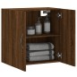 vidaXL Armario de pared madera de ingeniería marrón roble 60x31x60 cm vidaXL Armario de pared madera de ingeniería marrón roble 60x31x60 cm