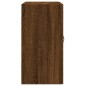 vidaXL Armario de pared madera de ingeniería marrón roble 60x31x60 cm vidaXL Armario de pared madera de ingeniería marrón roble 60x31x60 cm