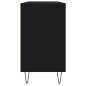 vidaXL Mueble de baño madera de ingeniería negro 80x33x60 cm vidaXL Mueble de baño madera de ingeniería negro 80x33x60 cm